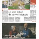 La bella notizia del nuovo Seminario